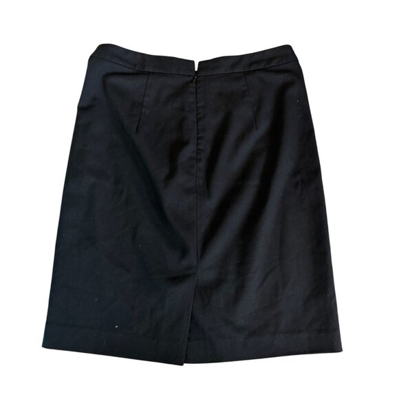 BANANA REPUBLIC Black Pencil Work Holiday Skirt Size 10 - Picture 2 of 8